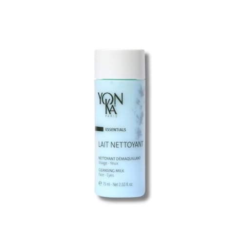 Yon-Ka Lait Nettoyant Facial Cleanser, Gentle Milk Cleanser & Makeup Remover, Daily Plant Based Wash, Moisturize and Balance Skins pH, All Skin Types, Paraben-Free (2.5 oz)
