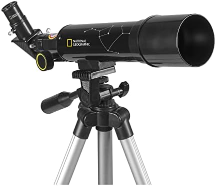 National Geographic 50mm Refractor Telescope for Beginners Kids with Eyepieces Mount Tripod