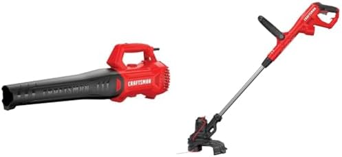 CRAFTSMAN 9 Amp Blower and 6.5 Amp 14-Inch String Trimmer Bundle