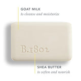 Beekman 1802 Goat Milk Body Soap Bar, Vanilla Absolute - Scented - 9 oz - Nourishes, Moisturizes & Hydrates - 100% Vegetable Soap with Lactic Acid - Good for Sensitive Skin - Cruelty Free