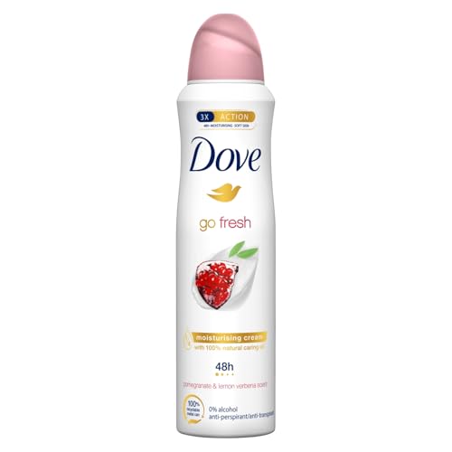 Dove Go Fresh Pomegranate & Lemon Verbena Deodorant Spray 150 ml / 5 oz (6-Pack)