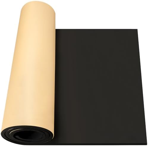 3.28' x 9.84' x 0.79",20 mm Thick,32.3 sqft Self-Adhesive Sound Insulation Acoustic Foam, Sound Proof Padding,Fire,Water Resistant ,Thermal Insulation,Cold Proof Acoustic Treatment Foam