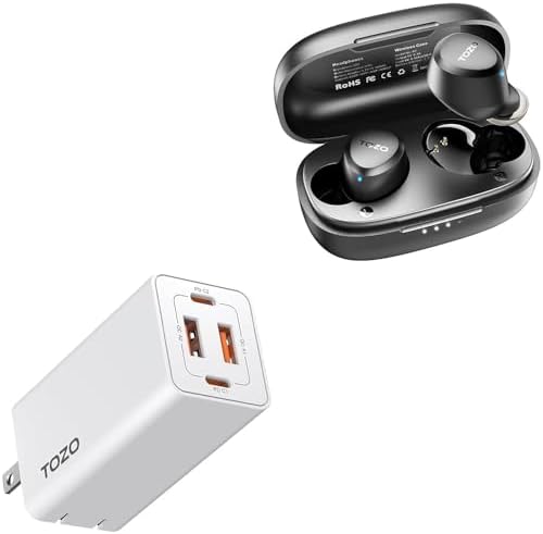 TOZO A1 Wireless Earbuds Bluetooth 5.3 2025 Upgraded C2 Charger Fast Charging