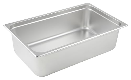 Winco Anti-Jamming Steam Pan, Full-Size x 6-Inch