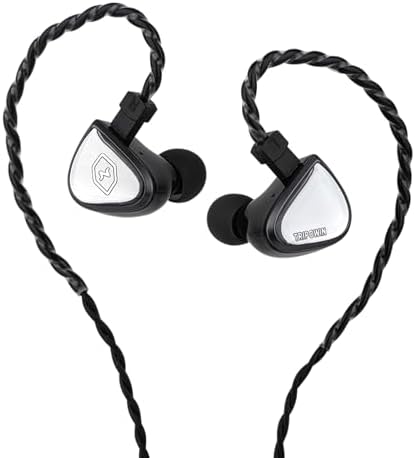 Linsoul Tripowin x 0DiBi: Vivace in Ear Monitor, 10mm Titanium Diaphragm Dynamic Driver IEM, HiFi Wired Earbuds Earphone, Gaming Earbuds with 2Pin Detachable Cable for Musicians Audio Enthusiasts