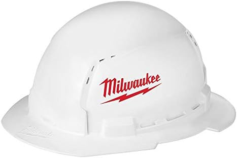 Bolt White Type 1 Class C Full Brim Vented Hard Hat