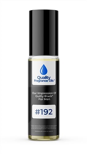 Quality Fragrance Oils' Impression #192, Inspired by Guilty Black for Men (10ml Roll On)