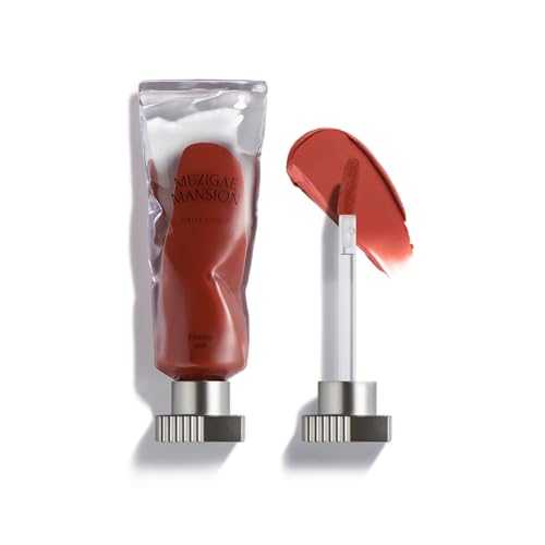 Objet Lip Stain (Unique Paint Tube Design) – Velvet Matte Tint, Long-Lasting Waterproof Lipstick, Hydrating Korean Makeup, Red & Rose Gloss, K-Beauty Tinted Lipstain (06 NOTABLE)