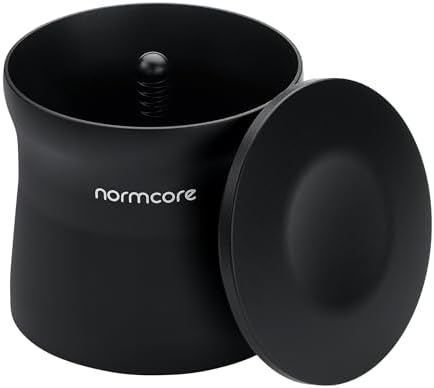 Normcore 54mm Magnetic Dosing Cup, Espresso Dosing Cup, Barista Coffee Grinder Dosing Tools Fit 54mm Breville Sage Portafilter Basket, Matte Black Anodized Aluminum