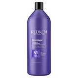 Redken Color Extend Blondage Depositing Purple Shampoo for Blonde Hair, Neutralizes Brassy Tones with Citric Acid, 33.8 Fl Oz