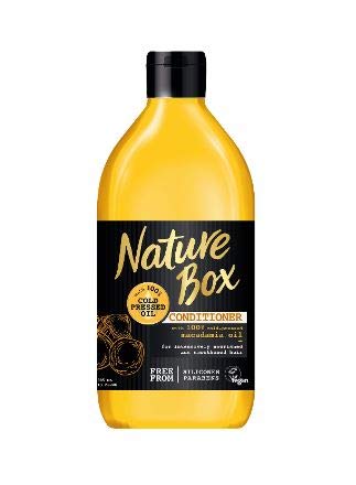 NATURE BOX Conditioner - for Instant Hydration, with 100% Cold Pressed Macadamia Oil, 13 Ounce