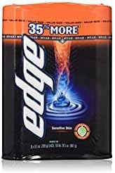 Edge Shave Gel Sensitive Skin with Aloe, 9.5 oz, 3 Pack