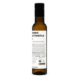 100% Organic Milk Thistle Oil 8.5 fl oz - Cold-Pressed - Premium Quality - High in Vitamin E - Detoxifying - Straight from Farm - Non GMO - No Additives or Preservatives - Recyclable Glass Bottle