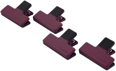 KitchenAid Kitchen Clips, Set of 4, Medium, Beetroot