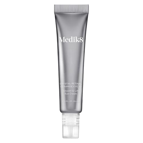 Medik8 Crystal Retinal Ceramide Eye 10 - Gentle Vitamin A Eye Cream - Reduces Appearance of Wrinkles - Perfect for Sensitive Skin - 0.5 ml