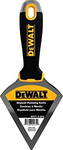 DEWALT Pointing Putty Knife| Stainless Steel w/Black Nylon Handle | DXTT-2-202