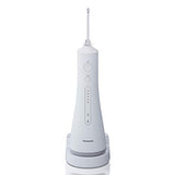 Panasonic Professional Cordless Water Flosser for Dental, Bridge and Orthodontic Care, Portable Oral Irrigator with Ultrasonic Cleaning – EW1511W (White)