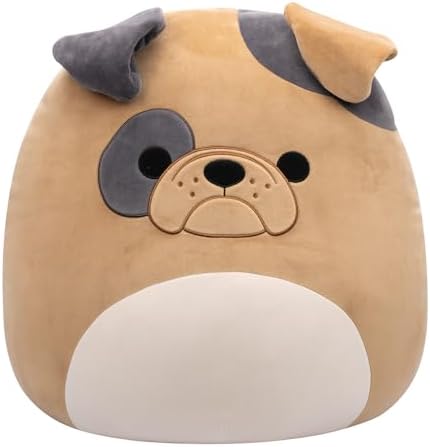 Squishmallows Original 20-Inch Loafer Brown Bulldog - Official Jazwares Plush (Jumbo)