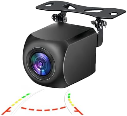 Universal Rear Camera for Car HD1080P/NTSC, IP68 Waterproof Cámaras de Reversa para Autos with Clear Night Vision, 170 Degree Wide View Angle Camera for Truck SUV RV Pickup