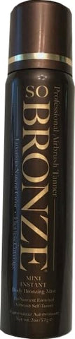 So BRONZE Professional Airbrush Tanner Spray, Self-Tanning Body Bronzing Mist, Travel Size - 2 oz