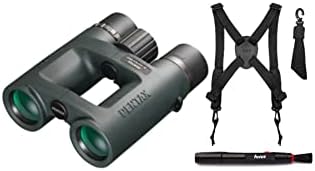 Pentax A-Series AD 9x32mm Roof Prism WP Binocular Bundle with Binocular Harness and Lens Cleaning Pen (3 Items)