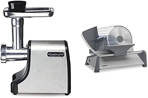 Cuisinart Electric Meat Grinder and Food Slicer Bundle