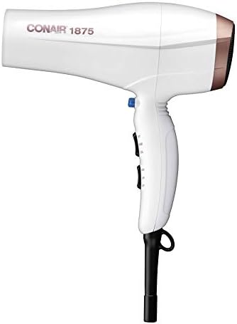 Conair Double Ceramic Hair Dryer | Blow Dryer with Ionic Conditioning | Includes Concentrator