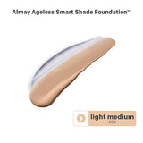 Almay Anti-Aging Foundation, Smart Shade Face Makeup with Hyaluronic Acid, Niacinamide, Vitamin C & E, Hypoallergenic-Fragrance Free, (200 Light Medium,) 1 Fl Oz (Pack of 1)