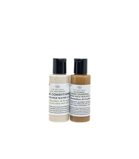 Sample Sizes|Schebe Fermented Rice Water & Tallow Shampoo and Conditioner Pack...Hair Growth Kit| Strengthens|Moisturizing|Restorative.. (Shampoo&Conditioner)