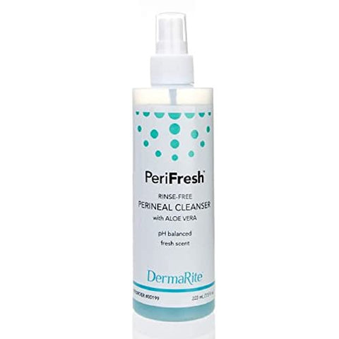 PeriFresh Rinse-Free Perineal Wash 7.5 oz. Pump Bottle Scented Liquid 00199 5 Ct