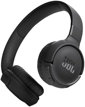 JBL JBLT520BTBLKAM-Z Tune 520BT Wireless on-ear Headphones, Black - (Renewed)