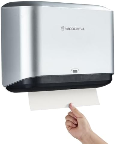 Paper Towel Dispenser, Multifold/Trifold/c Fold Paper Towel Dispenser, Bathroom Hand Paper Towels Dispensers, No-Hole Installation Paper Towel Dispenser Wall Mount