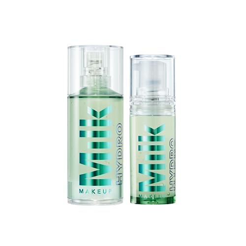 Milk Makeup Hydro Grip Primer Full Size (1.52 fl oz) and Mini (0.33 fl oz) - Hydrates & Grips Makeup for Up to 12 Hours - All Skin Types - Vegan, Cruelty Free
