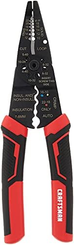CRAFTSMAN CMHT81714 8" WIRE STRIPPER, CUTTER, CRIMPER