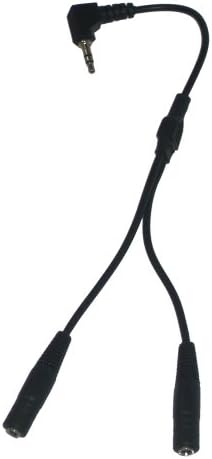 3.5mm 2-Way Y Splitter for Headphones and Audio Devices