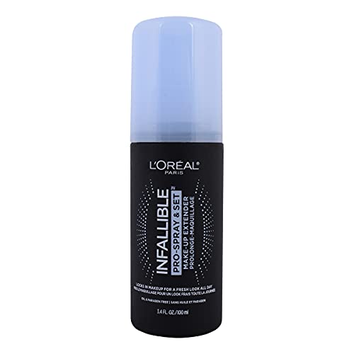 L'Oreal Paris Makeup Infallible Pro-Spray and Set Makeup Extender Setting Spray, 3.4 Ounce