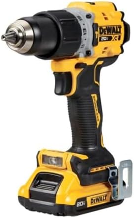 DEWALT 20V MAX* XR® Brushless Cordless 1/2 in. Hammer Drill/Driver Kit (DCD805D2), Yellow