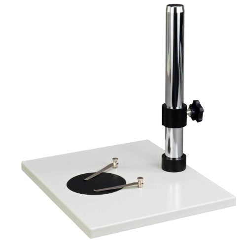 OMAX Super Large Microscope Table Stand with Vertical Post for Stereo Microscopes