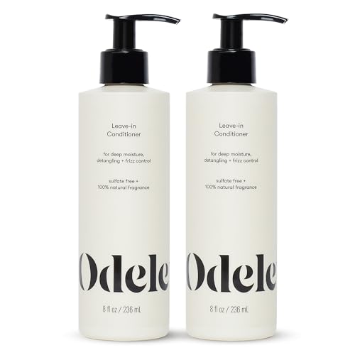 Vegan Leave-In Conditioner, for Deep Moisture, Detangling, Frizz Control, Weightless Shine, and All Hair Types + Textures, 8 fl oz (2-Pack)