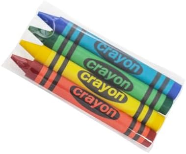 Lucky Art 40 Sets of 4 Packs (160 count) Large Size Crayons - Mini Crayon Packs Non-Toxic Crayons; Crayons in bulk for Kids Party Favors, School Supplies for Teachers & Travel Crayons