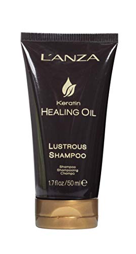 L'ANZA Keratin Healing Oil Lustrous Shampoo, Keratin Shampoo For Dry Damaged Hair, Boosts Shine, Strength and Hair Health, Repairing Damage and Prevents Frizz, Sulfate Free, Cruelty Free