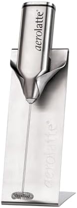 Aerolatte Professional Milk Foamer with Counter Stand, The Original Steam-Free Frother, 18/8 Stainless Steel