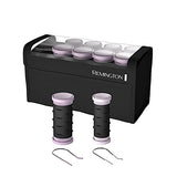 Remington H1015 Compact Ceramic Worldwide Voltage Hair Setter & Rollers, 1-1 ¼" Purple/Black, Original Version, 10 Piece Set