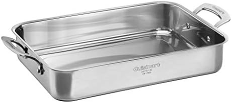 Cuisinart 95119-135 Forever Stainless Collection Multi-Use Roasting Pan, 13.5 Inch, Stainless Steel