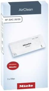 Miele AirClean Filters, for Everyday Freshness at Home, Pack of 3, White