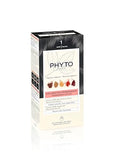 PHYTO Phytocolor Permanent Hair Color, 1 Black, with Botanical Pigments, 100% Grey Hair Coverage, Ammonia-free, PPD-free, Resorcin-free, 0.42 oz.