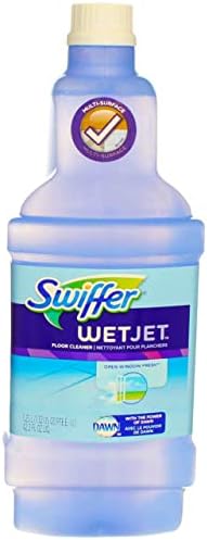 SWIFFER 23679 1.25-Liter Wet Jet Multi-Surface Solution - Open Window Fresh - Quantity 4