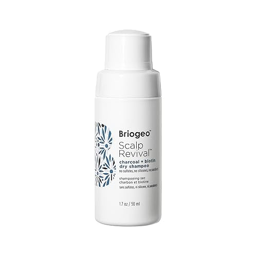 Briogeo Scalp Revival Dry Shampoo Powder, Clarifying Shampoo Scalp Cleanser for Dry Scalp & Itchy Scalp, Scalp Treatment with Tea Tree Oil for Hair, Travel Size Dry Shampoo, Detox Shampoo, 1.7 fl oz