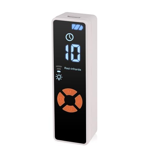 Red light mask remote control accessory, plastic, with timing, three-speed adjustment, three modes switching function
