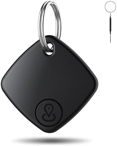 Air Tag-1 Pack, Bluetooth Tracker Item Finder Works with Apple Find My APP (iOS Only), Air Tags with Lanyard/Key Ring, Key Finder for Bags, Luggage, Wallets, Backpack, Suitcases, Replaceable Battery